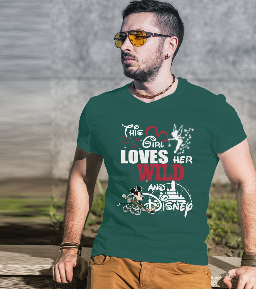 This Girl Loves Her Wild And Disney T-Shirt