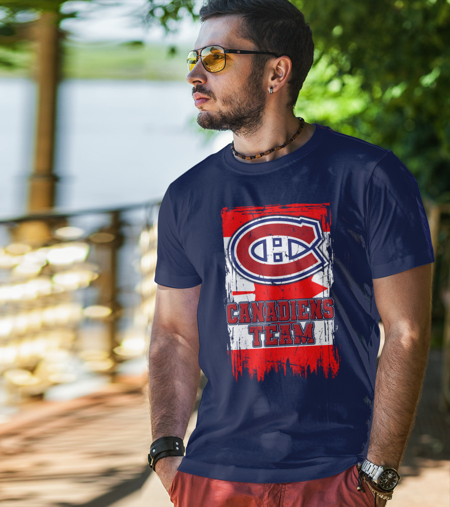 Montreal Canadiens Team Flag T-Shirt