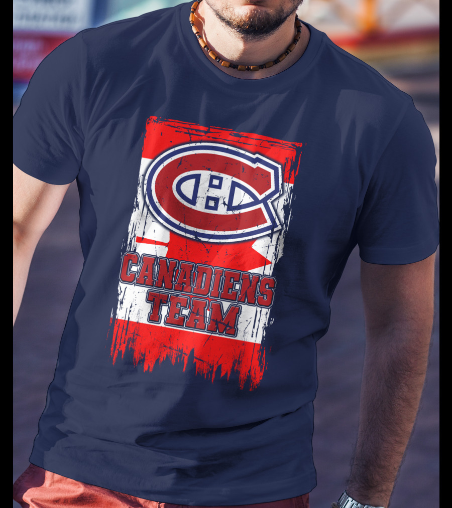 Montreal Canadiens Team Flag T-Shirt