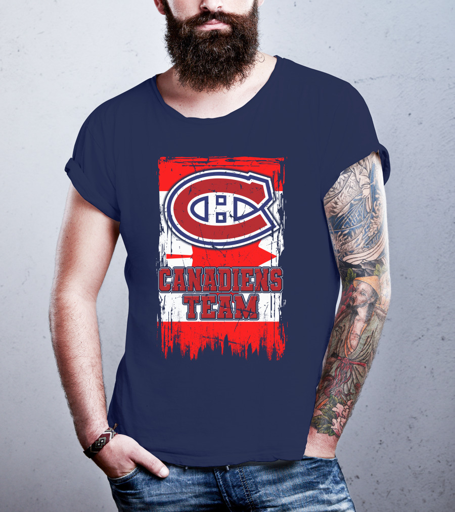 Montreal Canadiens Team Flag T-Shirt