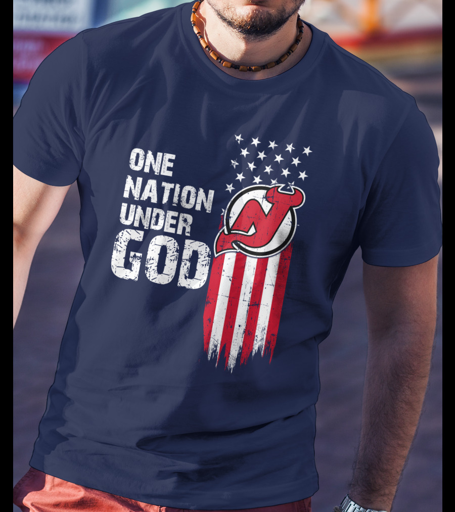 One Nation Under God New Jersey Devils T-Shirt