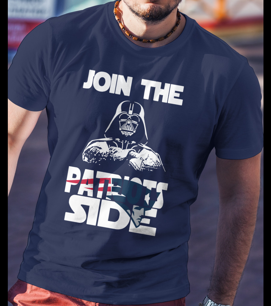 Join The New England Patriots Side T-Shirt