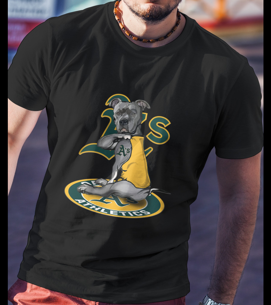 Oakland Athletics Dog A's Logo T-Shirt