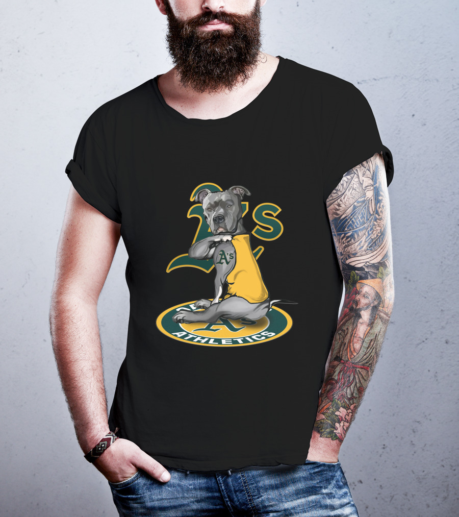 Oakland Athletics Dog A's Logo T-Shirt