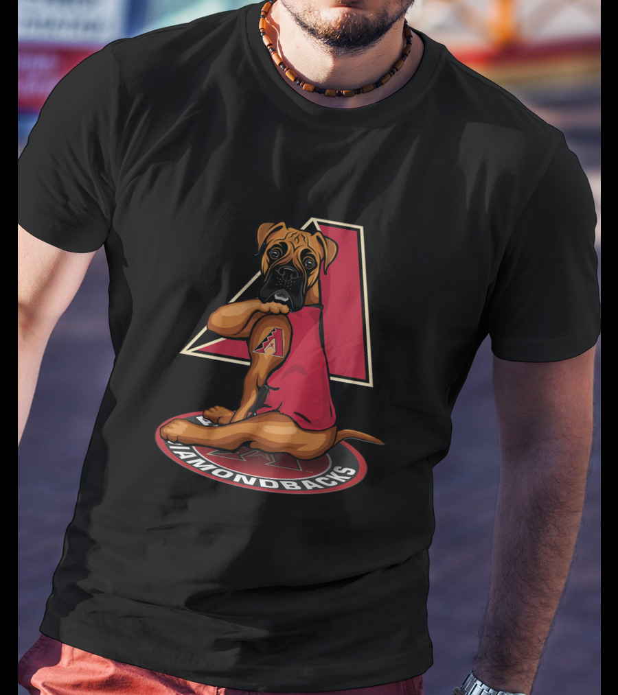 Arizona Diamondbacks Dog With Logo And Iconic A T-Shirt