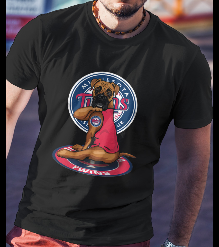 Minnesota Twins Baseball Club Dog T-Shirt