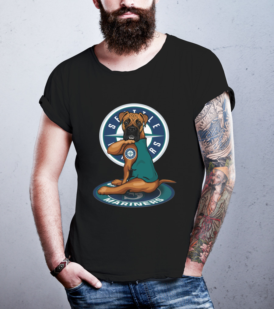 Seattle Mariners Dog Mascot Fans T-Shirt
