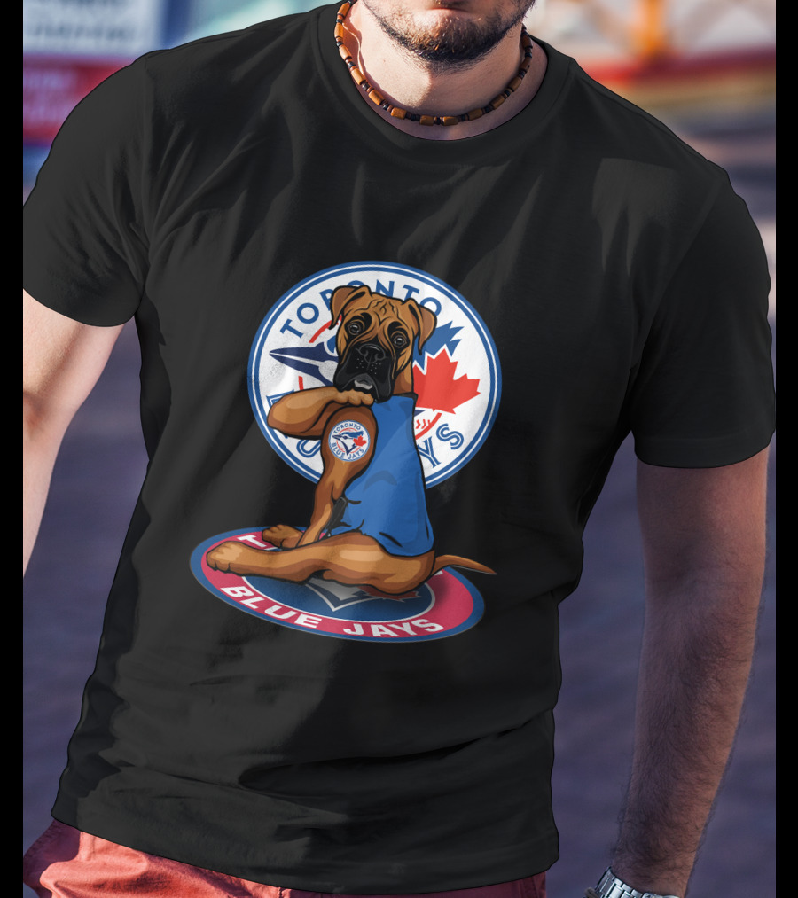 Toronto Blue Jays Dog In Team T-Shirt