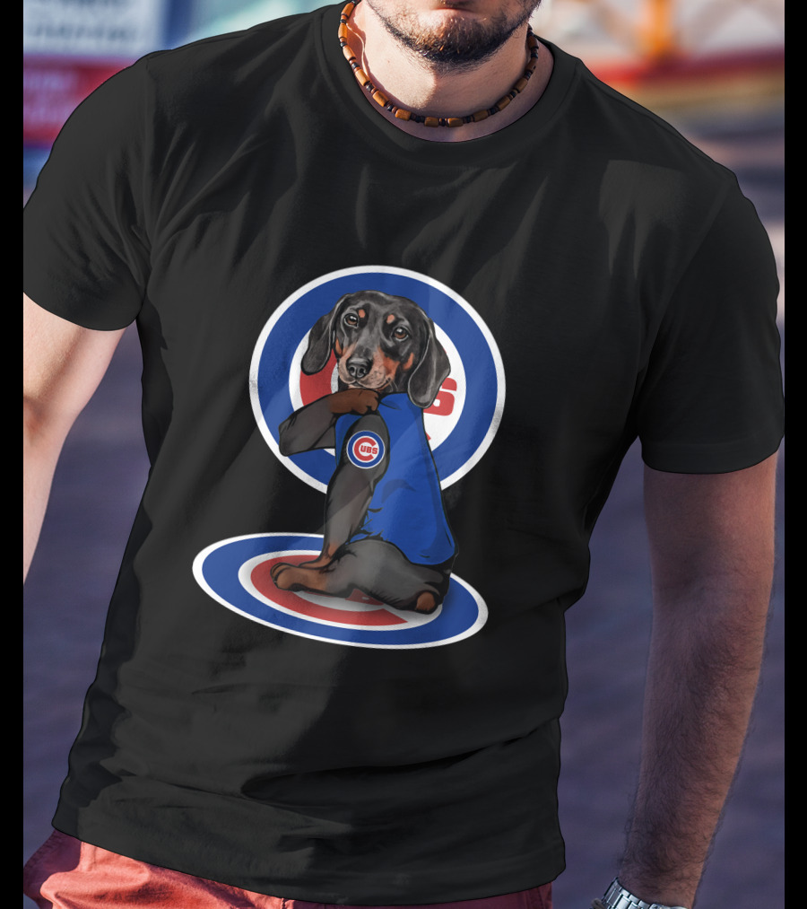 Chicago Cubs Dachshund Fans T-Shirt