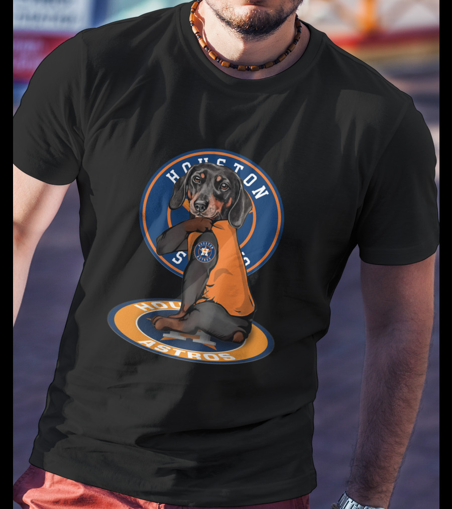 Houston Astros Dog Mascot T-Shirt