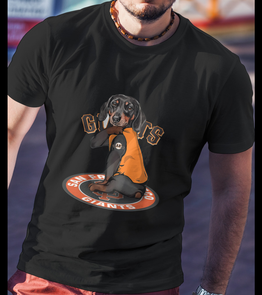San Francisco Giants Dog Giants Baseball Giants T-Shirt