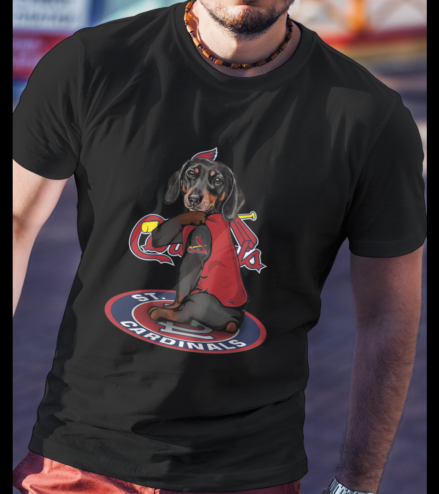 St Louis Cardinals Dog Mascot T-Shirt