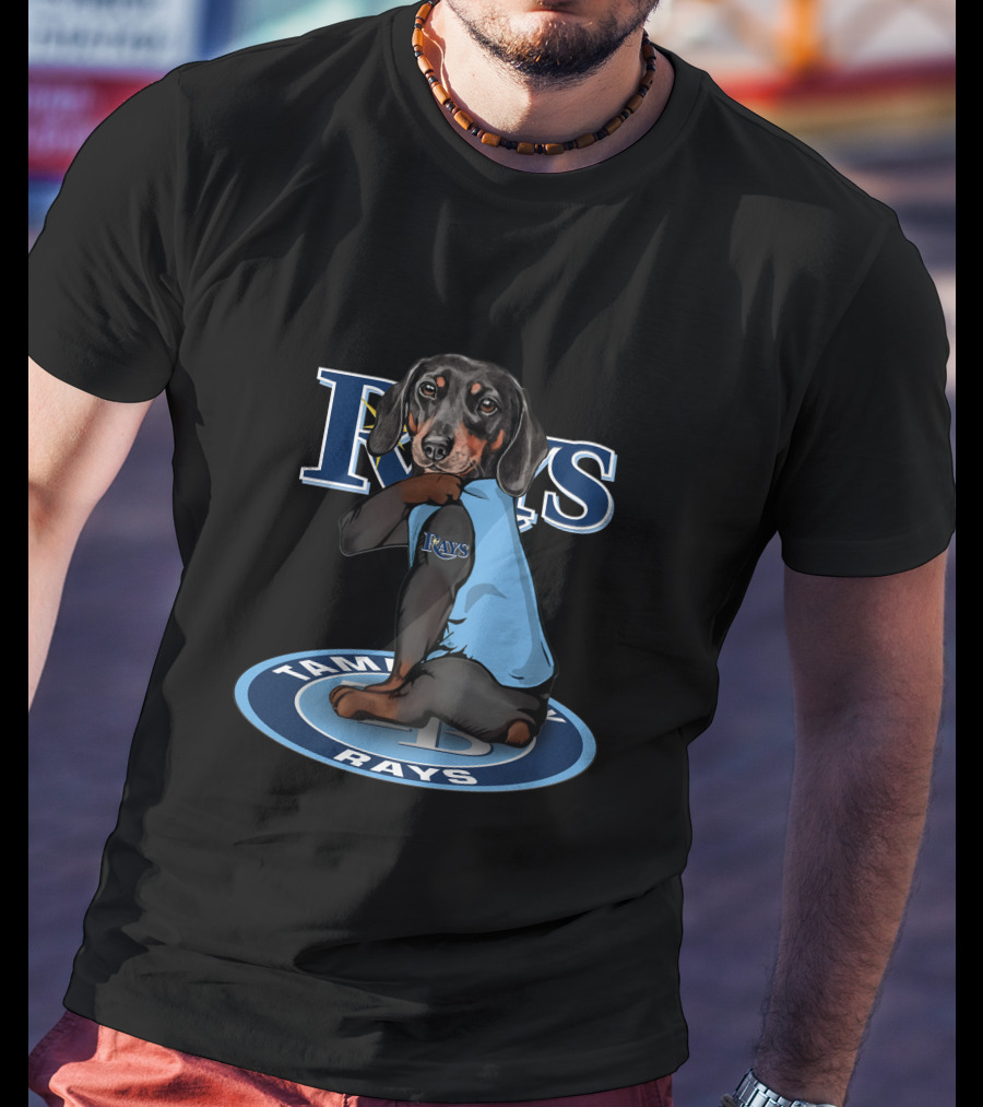 Tampa Bay Rays Dachshund T-Shirt