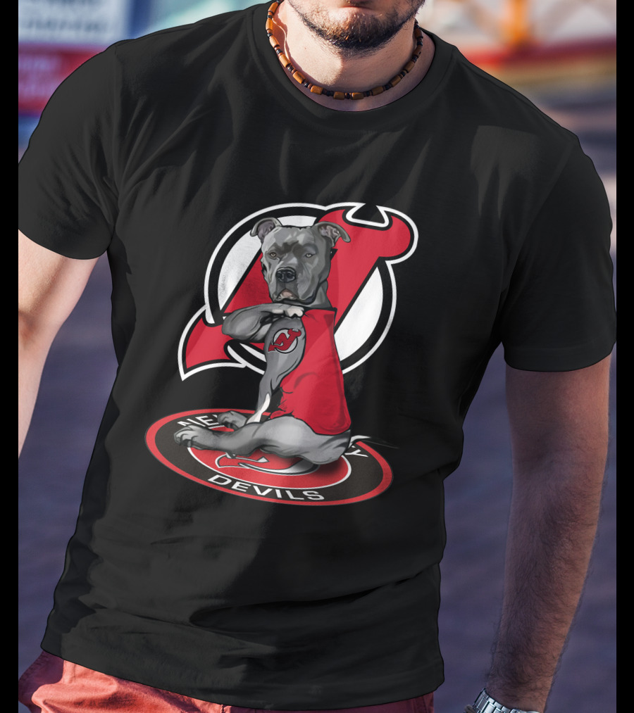 New Jersey Devils Dog Mascot 18 T-Shirt