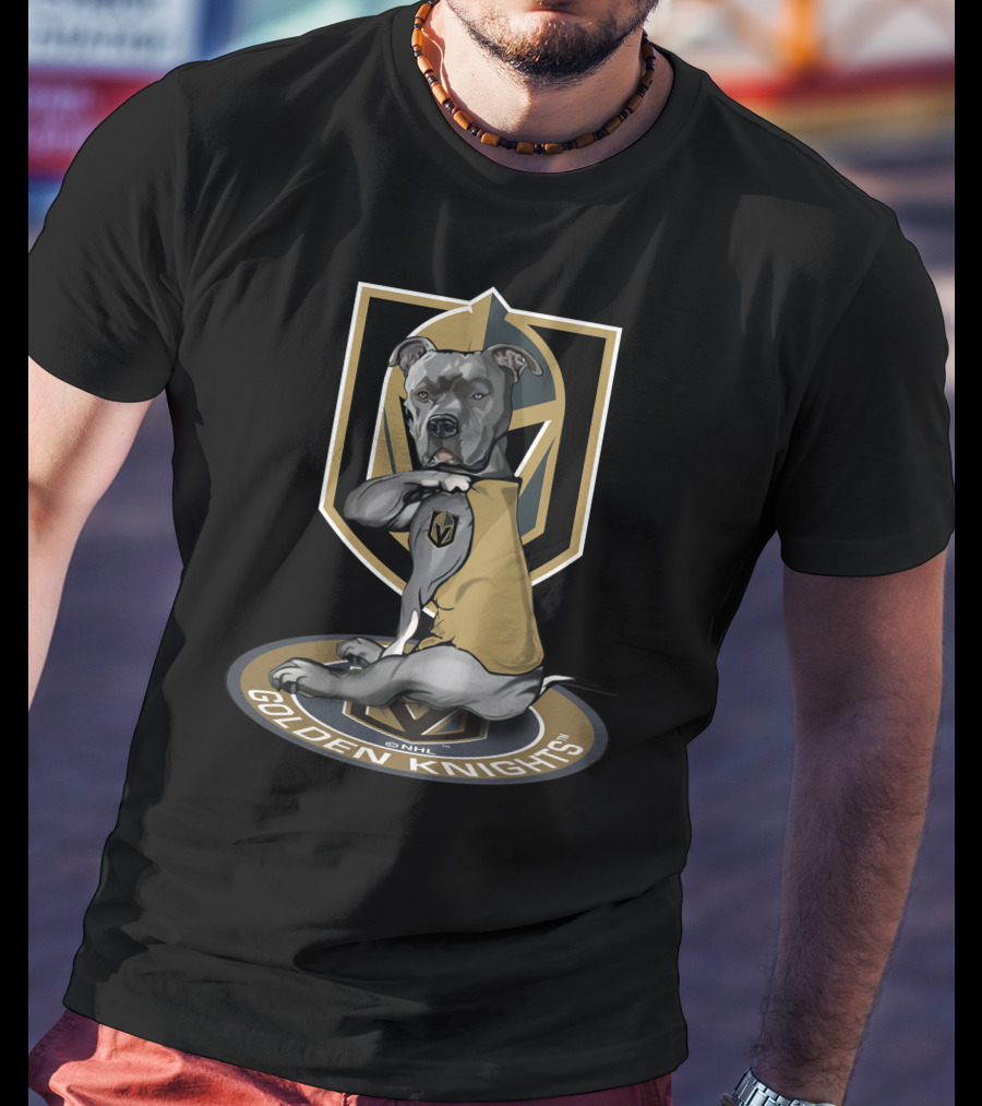 Vegas Golden Knights 29 NHL Dog T-Shirt