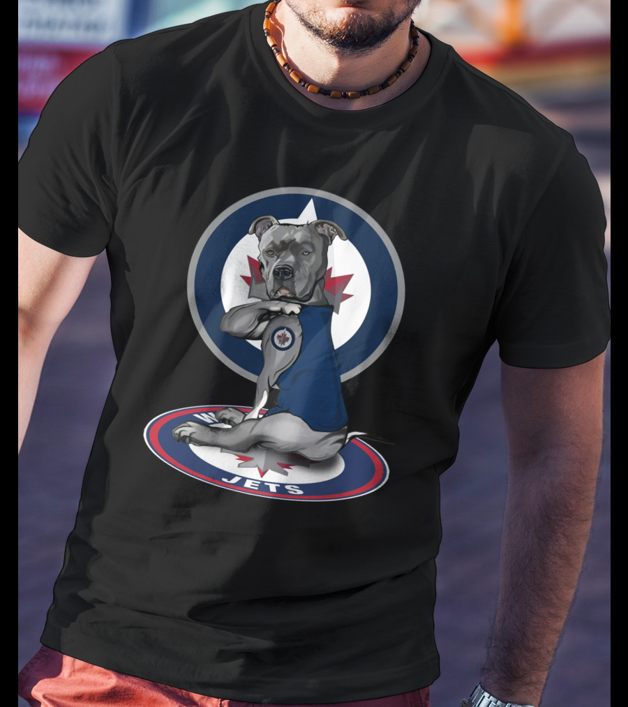 Winnipeg Jets Dog Logo 31 T-Shirt