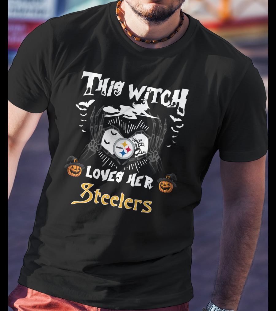 This Witch Loves Her Steelers T-Shirt