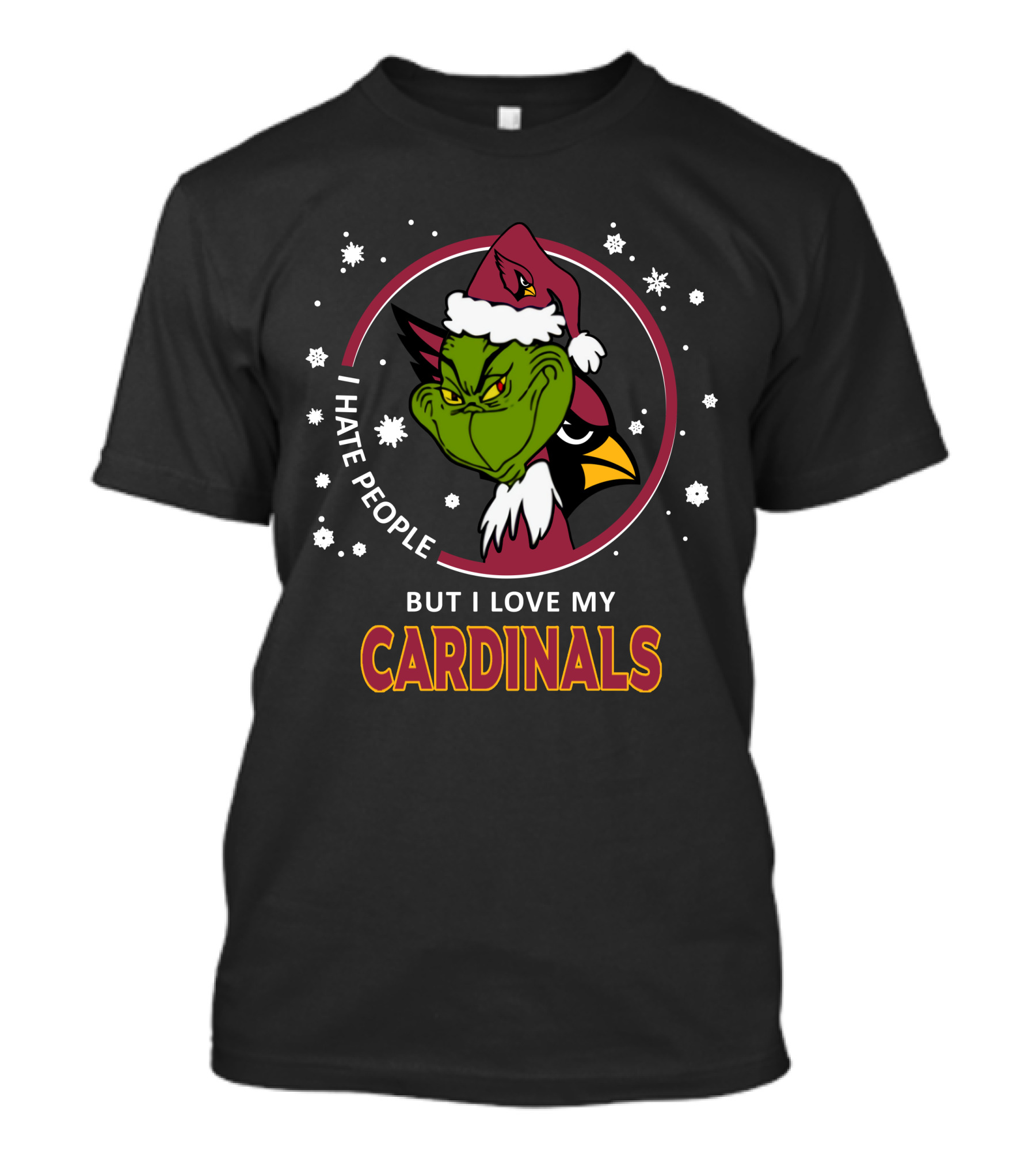 I Hate People But I Love My Arizona Cardinals T-Shirt