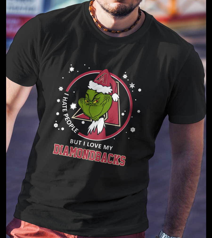 I Hate People But I Love My Diamondbacks Arizona Diamondbacks Ds004-01 T-Shirt