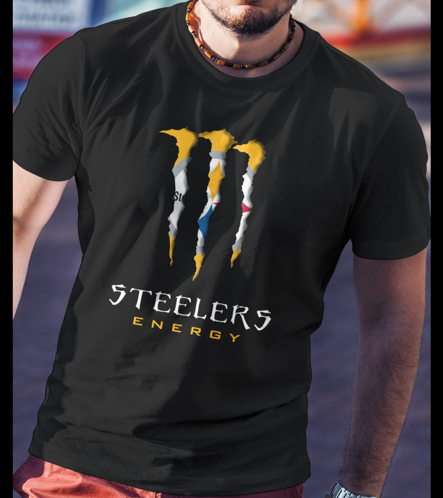Steelers Energy Ds001-Nfl25 Monster Claw T-Shirt