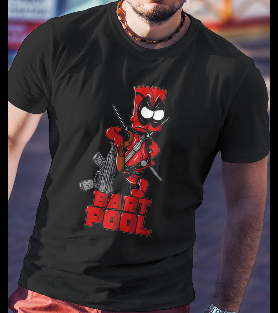 Bart Pool Ninja Attire T-Shirt