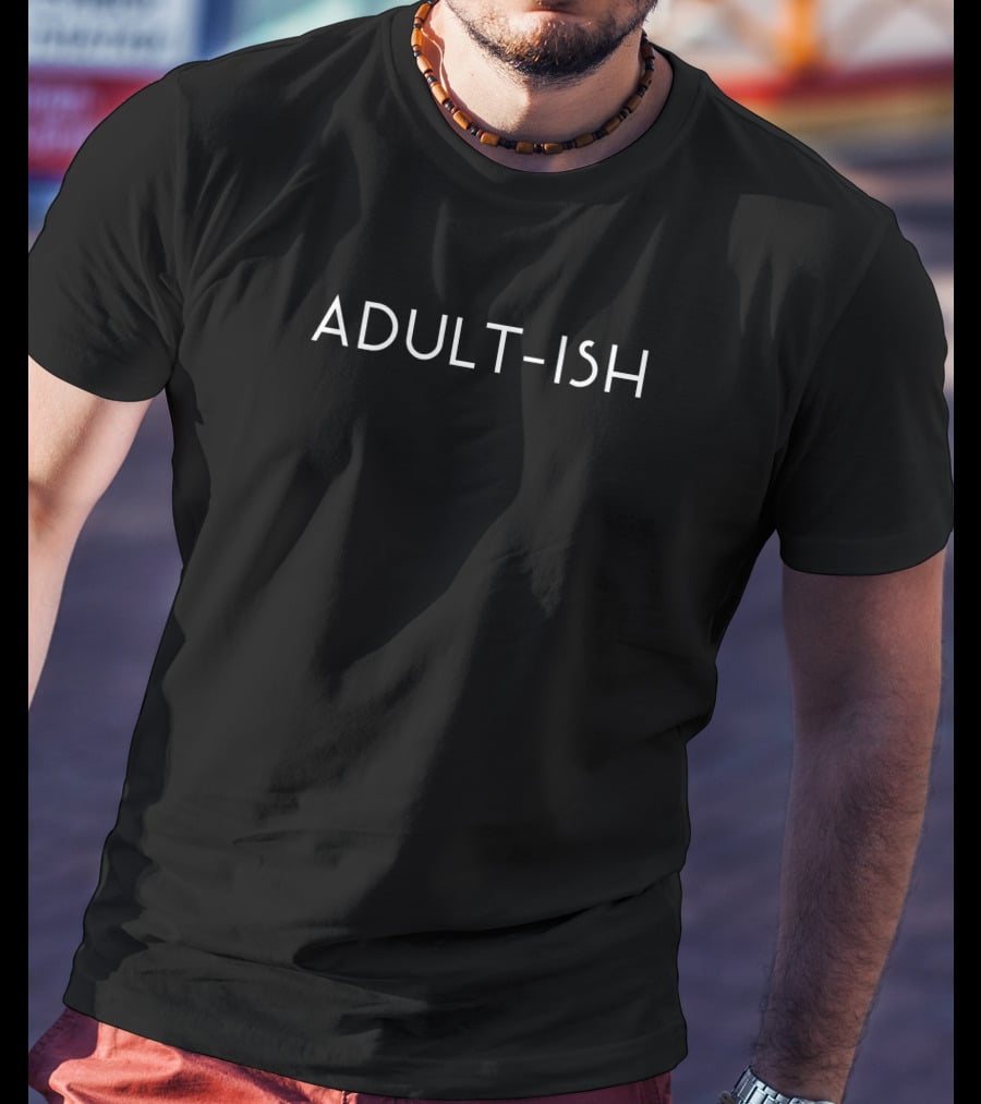 ADULT-ISH 1553948 Text T-Shirt