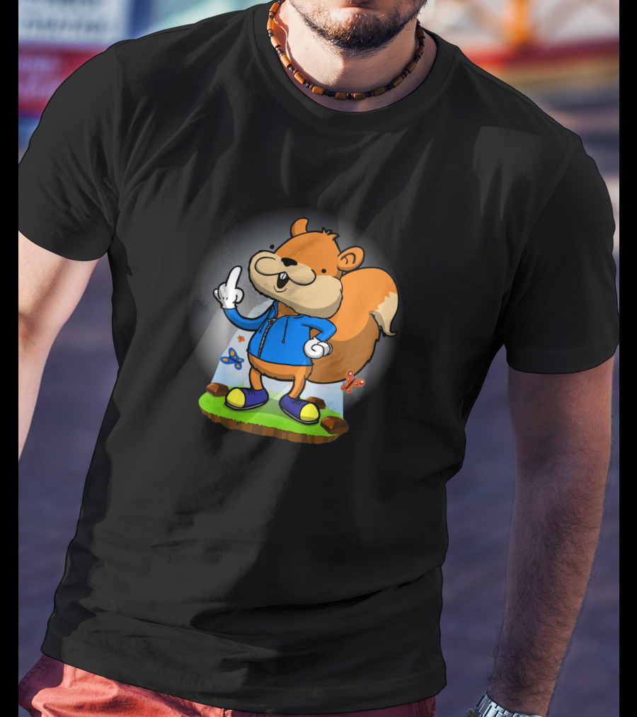 Conker's Bad Fur Day Squirrel Character 6324 T-Shirt