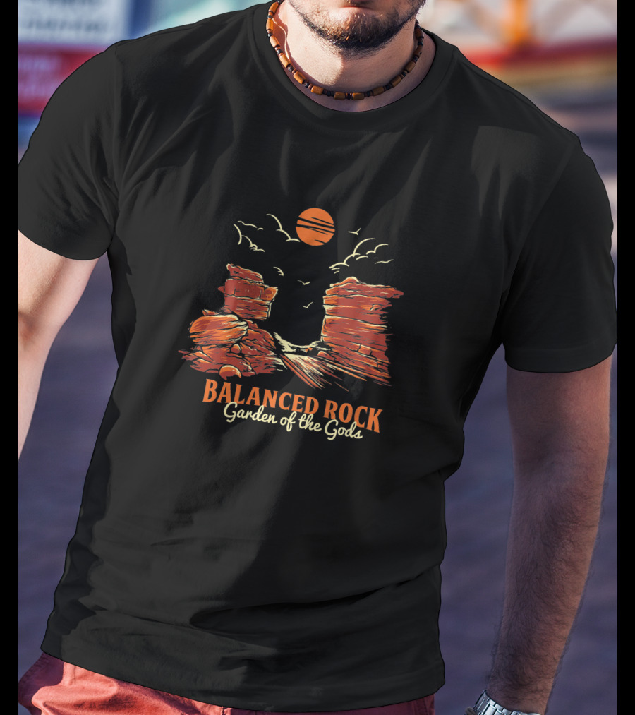 Balanced Rock Garden Of The Gods 1190669 Sun And Clouds T-Shirt