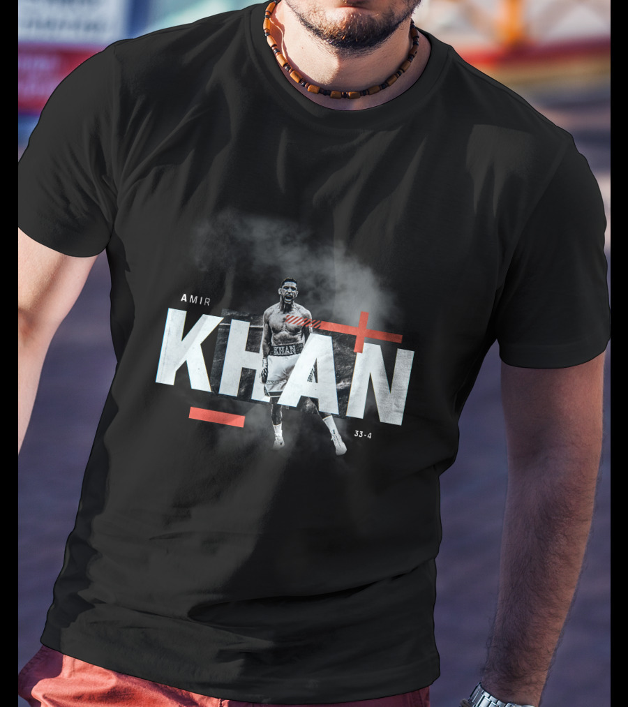 AMIR KHAN 33-4 Boxer T-Shirt