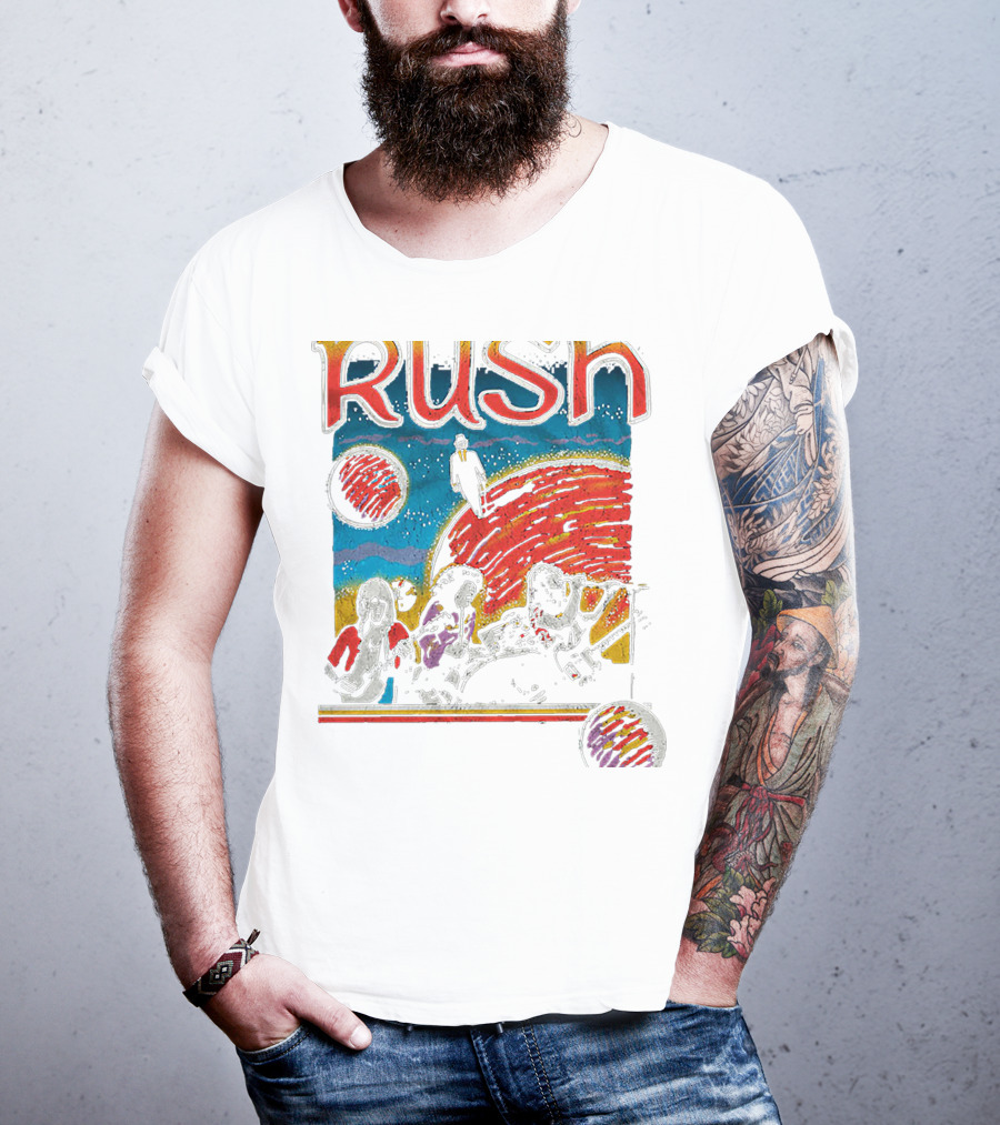 Rush Band Retro Space T-Shirt