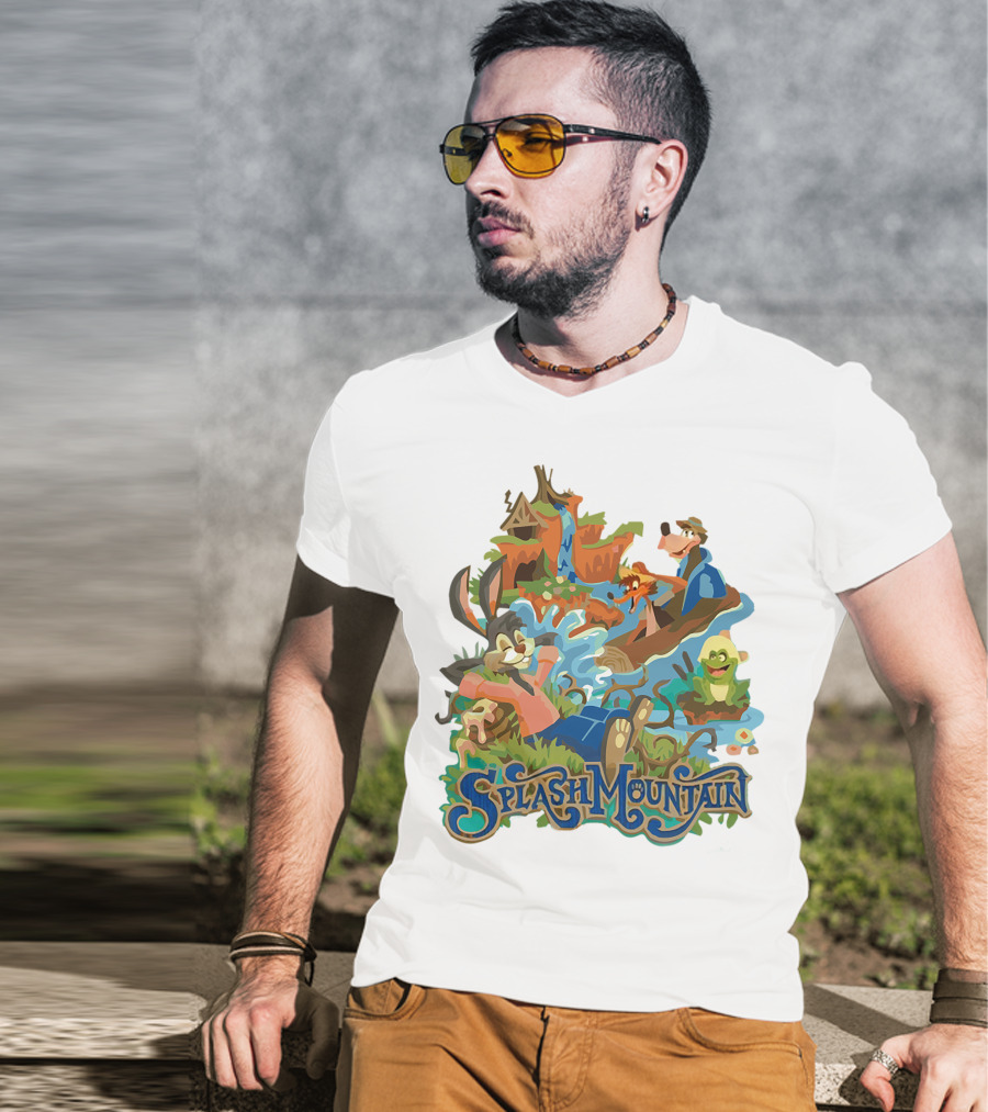 Splash Mountain Disney Characters Adventure T-Shirt