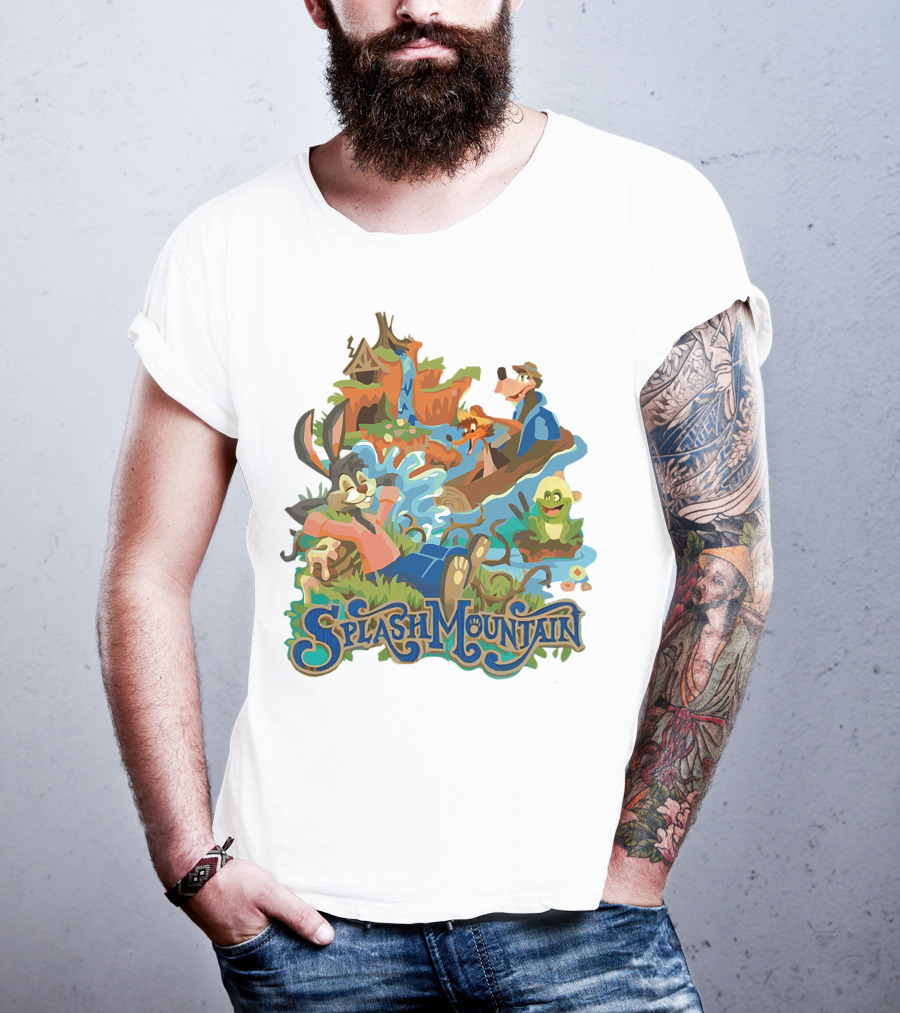 Splash Mountain Disney Characters Adventure T-Shirt
