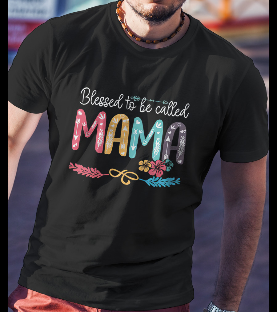 Blessed To Be Called Rainbow Mama T-Shirt