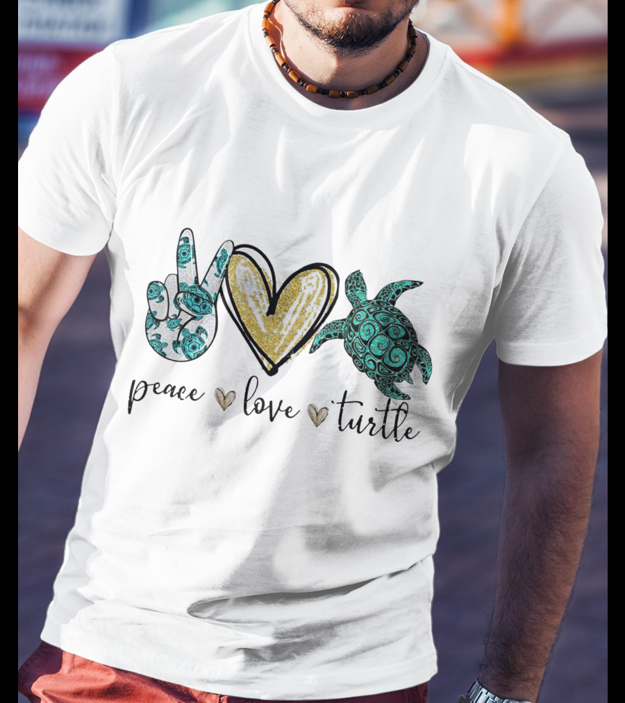 Peace Love Turtle T-Shirt