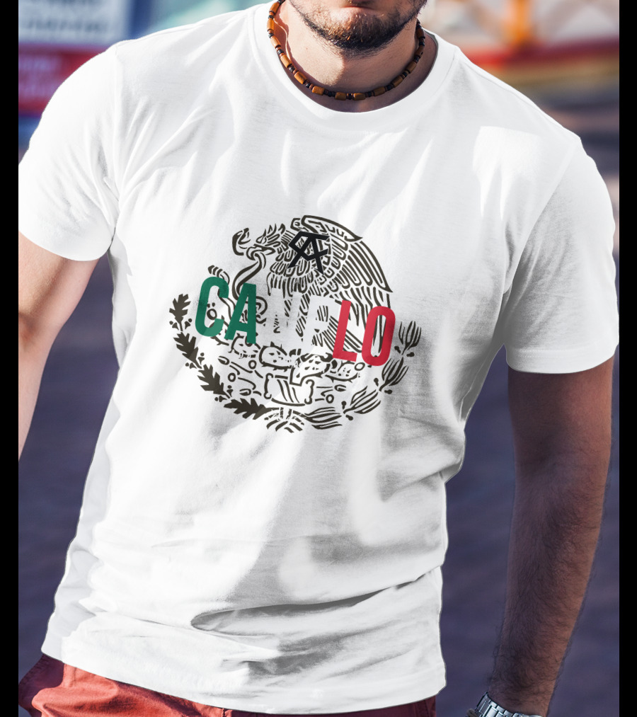 Canelo Alvarez Mexican Emblem Style CA Boxing T-Shirt