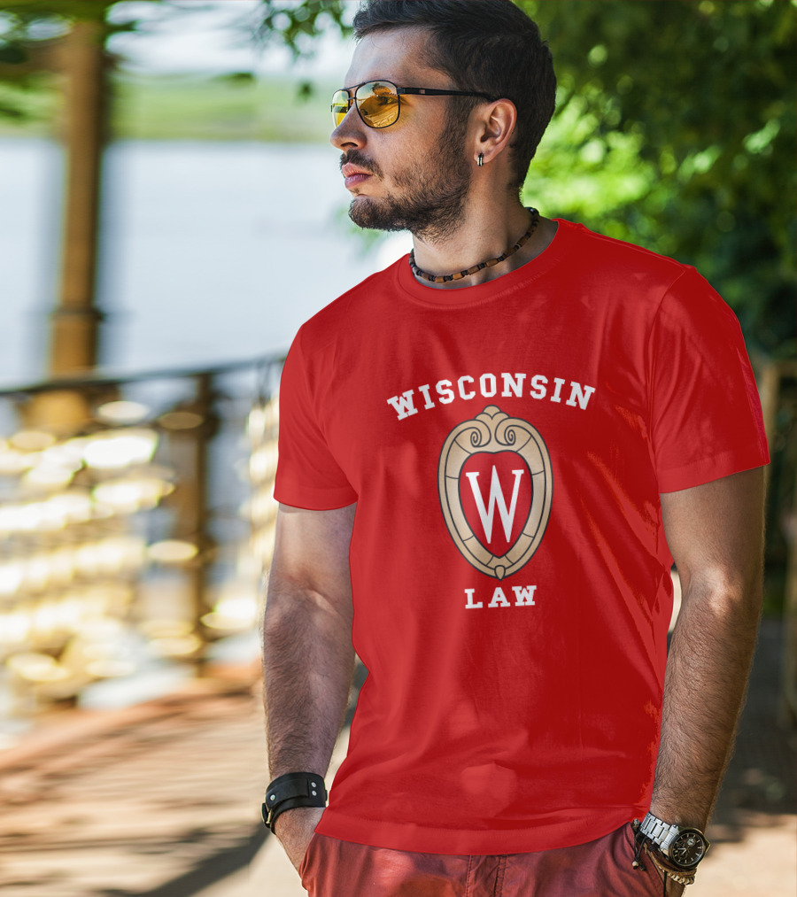 Wisconsin Law W Emblem T-Shirt