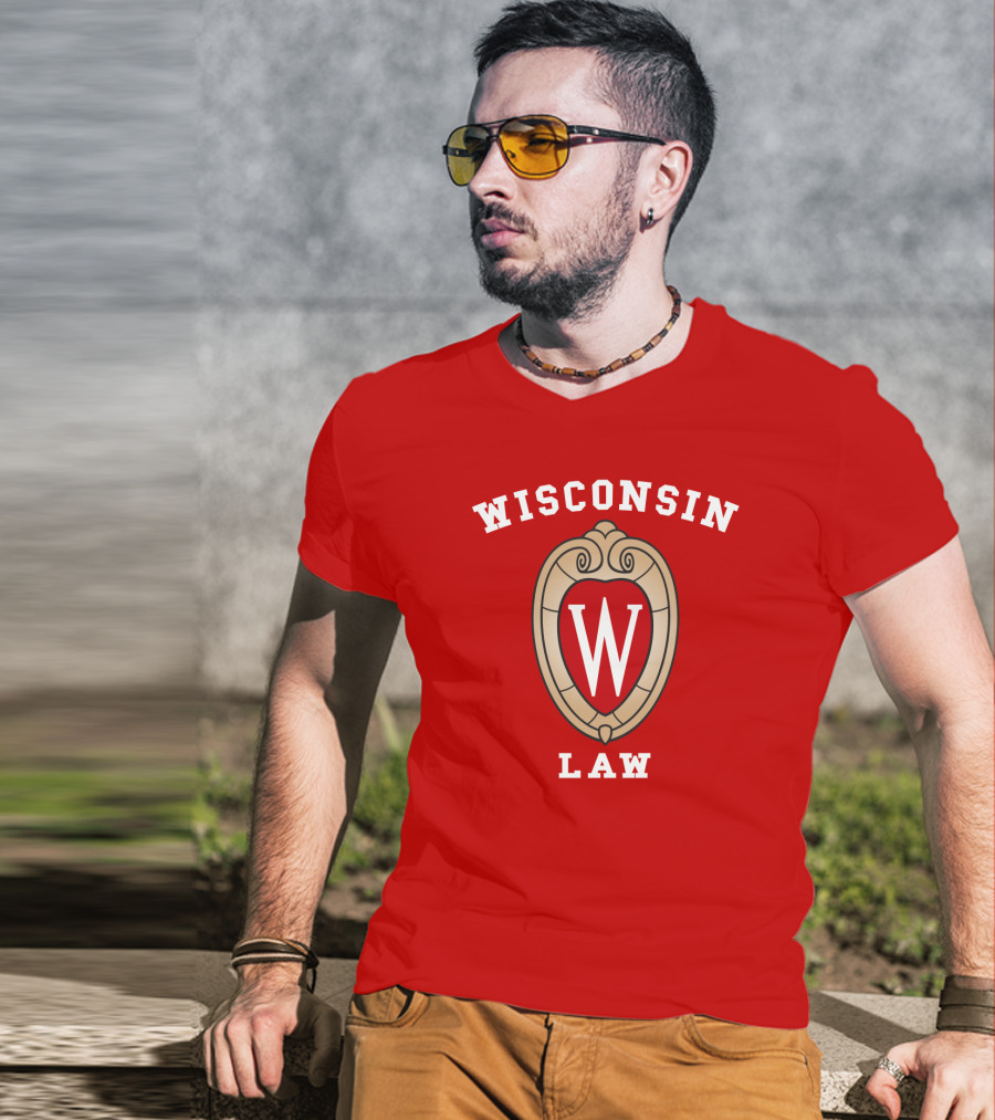 Wisconsin Law W Emblem T-Shirt