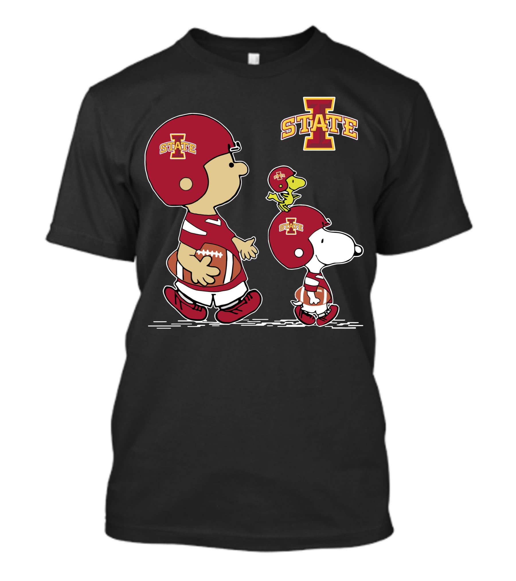 Iowa State Cyclones Snoopy And Woodstock Football Team Spirit T-Shirt