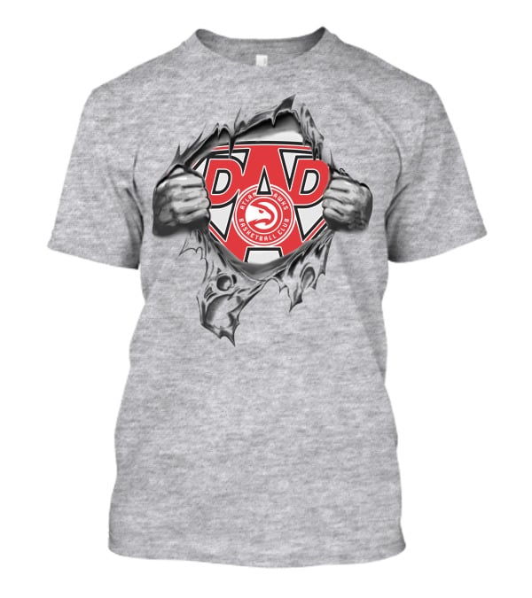 Atlanta Hawks Basketball Club Super Dad T-Shirt