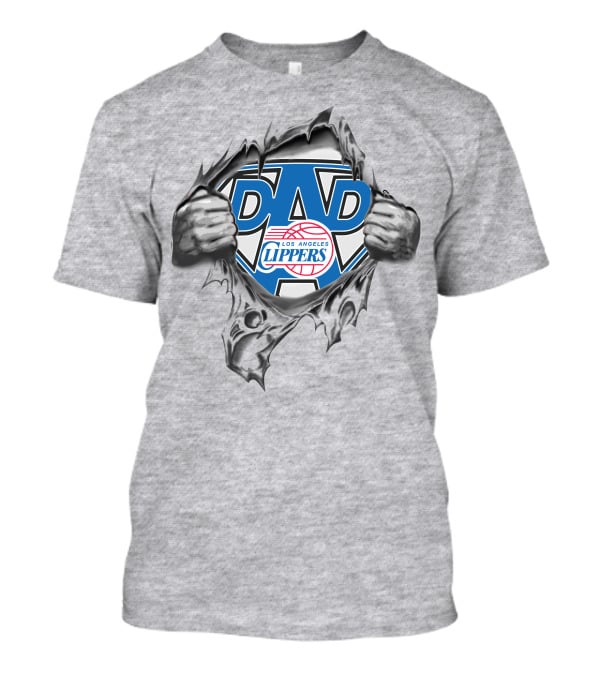 Los Angeles Clippers NBA Super Dad T-Shirt