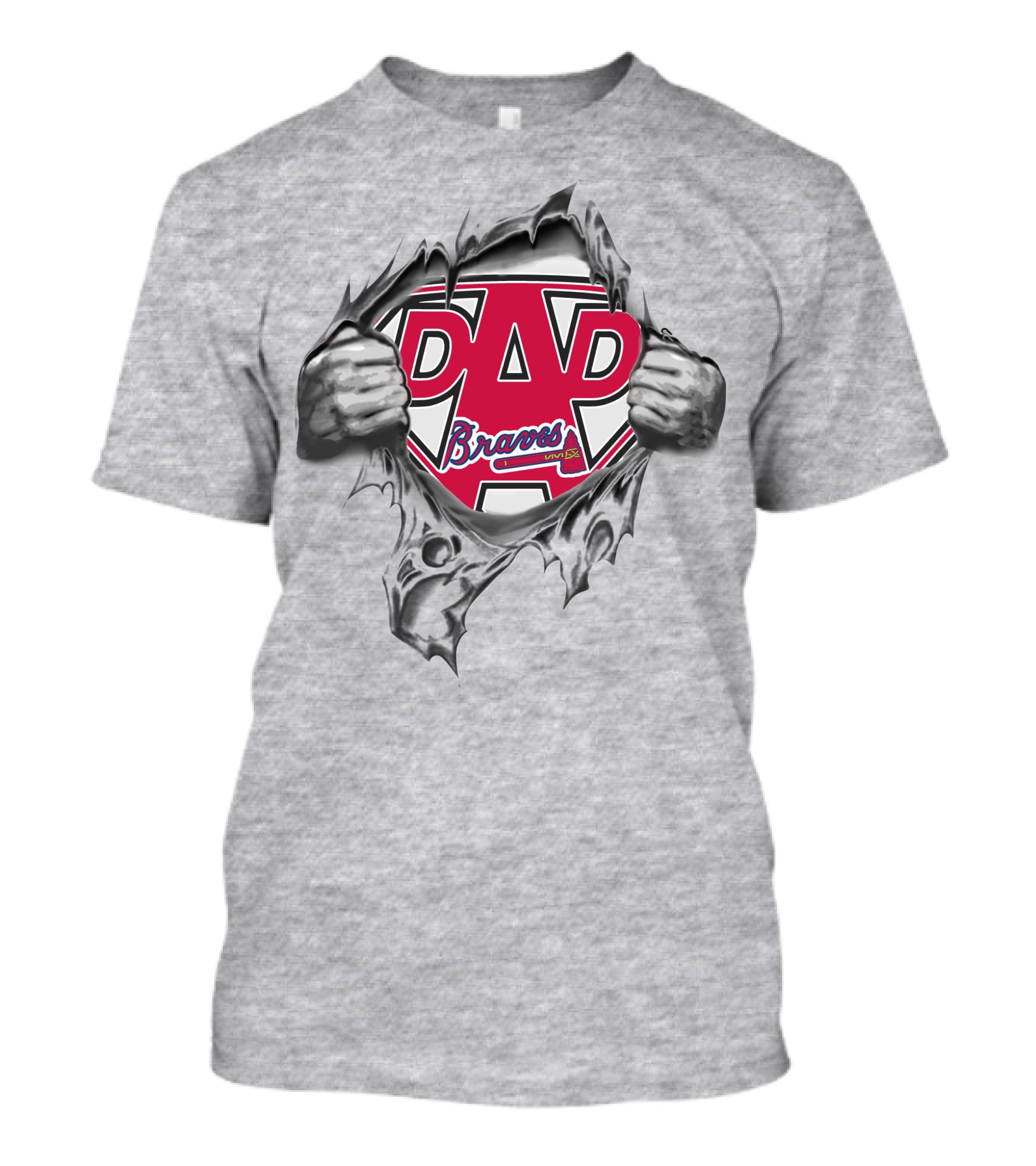 Atlanta Braves Super Dad T-Shirt