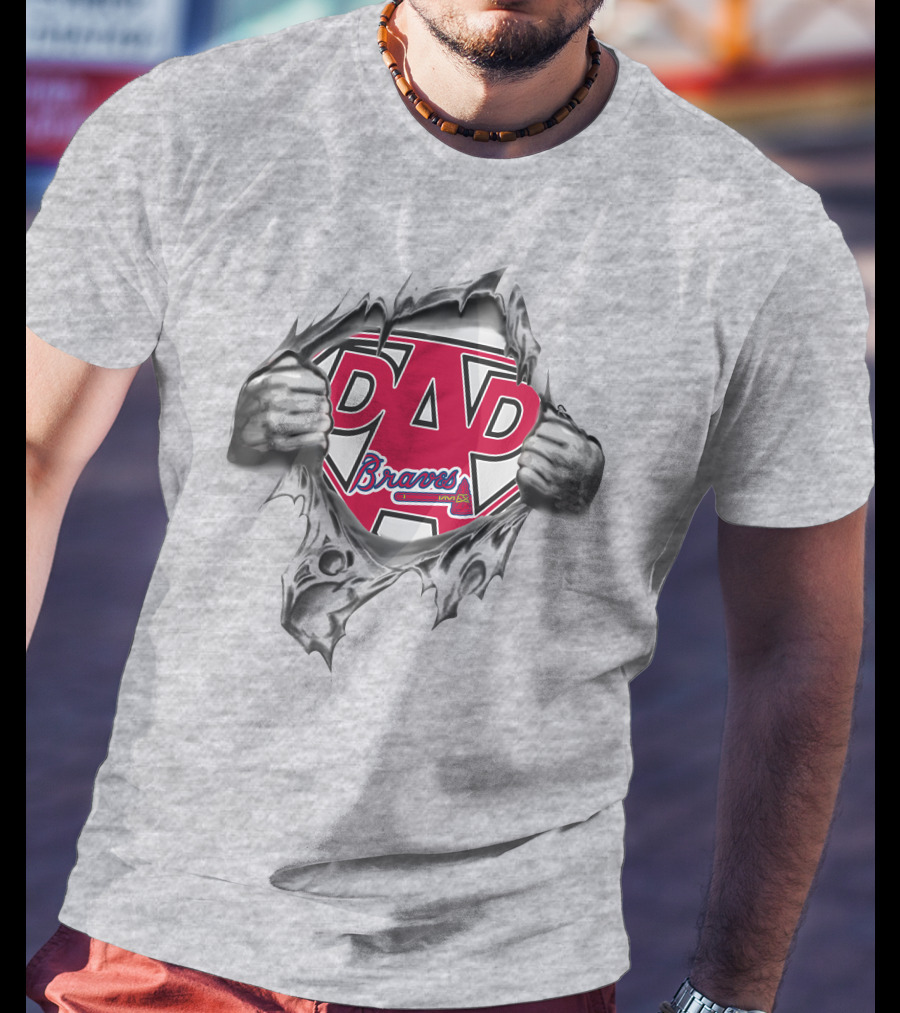 Atlanta Braves Super Dad T-Shirt
