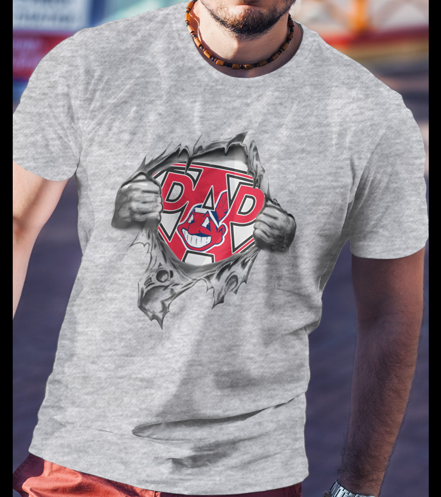 Cleveland Super Dad Chief Wahoo T-Shirt