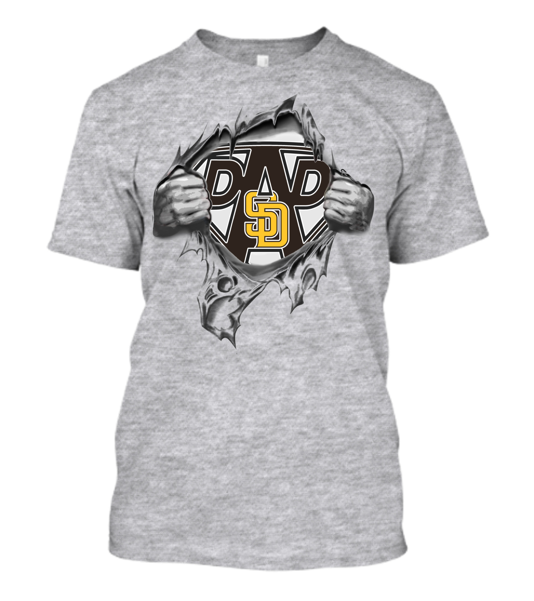 San Diego Padres Super Dad Hero T-Shirt
