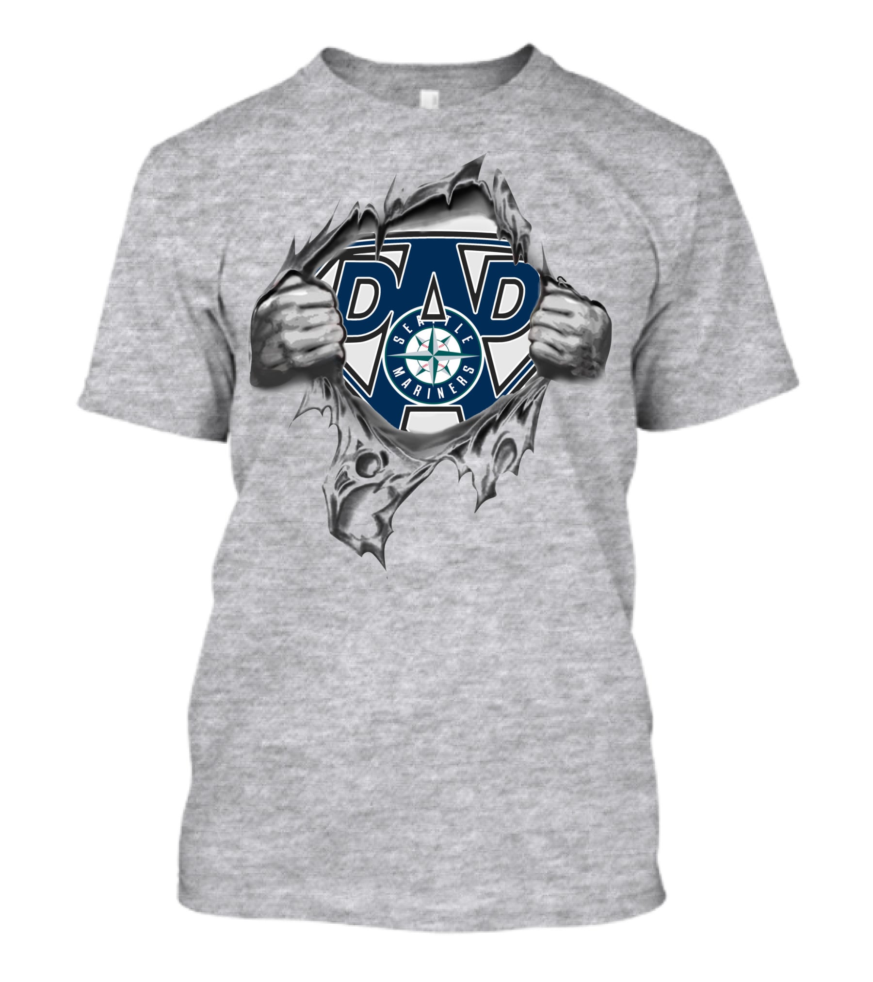 Seattle Mariners Super Dad T-Shirt