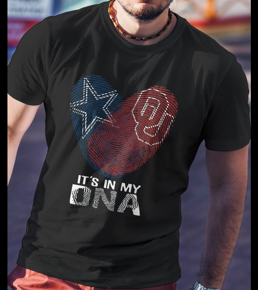 Cowboys Sooners Heartbeat It's In My DNA T-Shirt