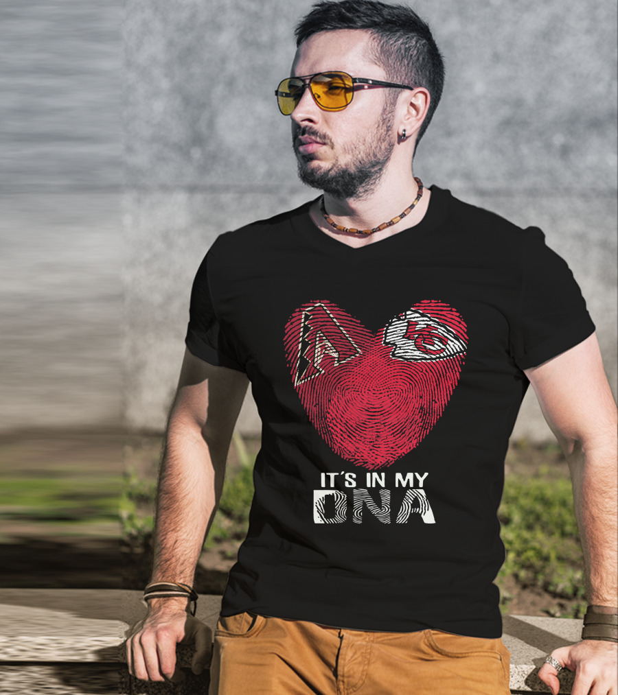 Arizona Diamondbacks Chiefs It's In My Dna T-Shirt