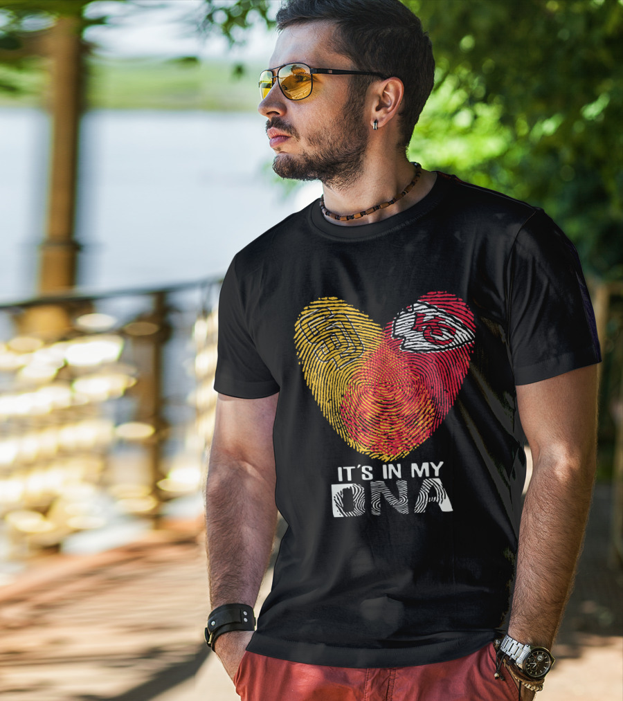 San Diego Padres Kansas City Chiefs It's In My DNA T-Shirt