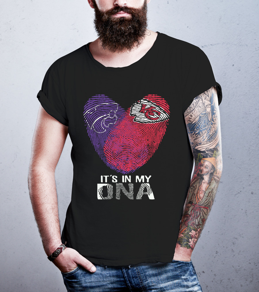 Kansas State Wildcats Chiefs It's In My Dna T-Shirt