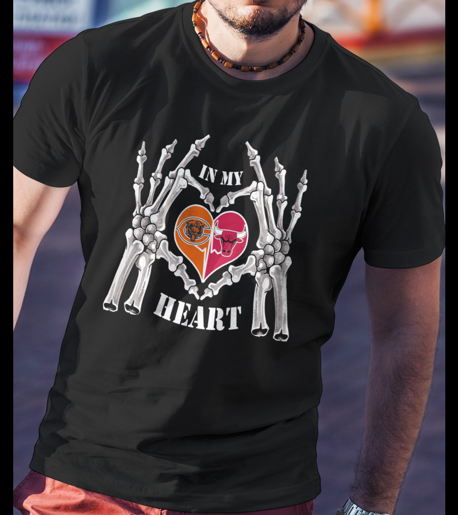 In My Heart Bears Bulls T-Shirt